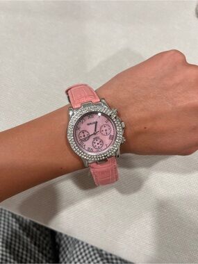 Gruen Pink Crystal-Accent Women's Smartwatch